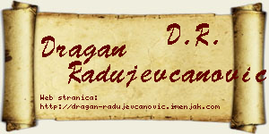 Dragan Radujevčanović vizit kartica